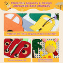 LunaBabyZoo™ | Livro Sensorial Infantil dos Animais 🐻 - LunaKids
