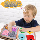 LunaBabyZoo™ | Livro Sensorial Infantil dos Animais 🐻 - LunaKids