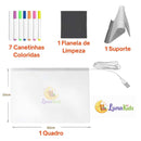 LunaGlow™ | Quadro LED Sensorial Infantil para Desenhar e Criar ✨💜 - LunaKids