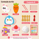 LunaStitch™ – Kit de Costura Infantil Educativo - LunaKids