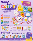 LunaStitch™ – Kit de Costura Infantil Educativo - LunaKids